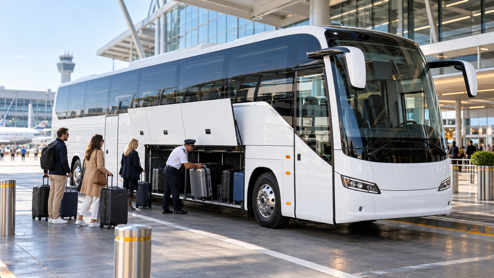 Airport coach transfer Dubai